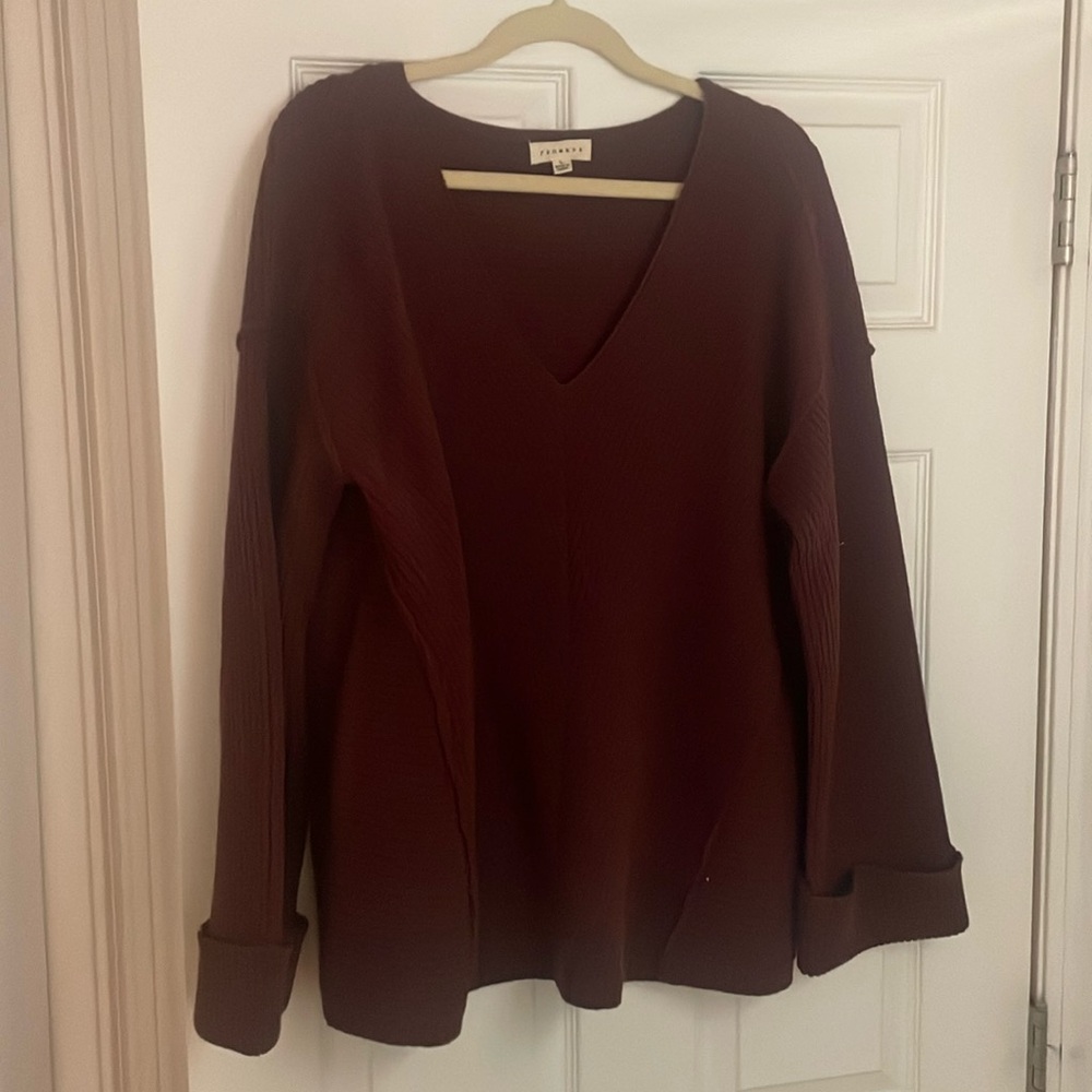 Burgundy sweater